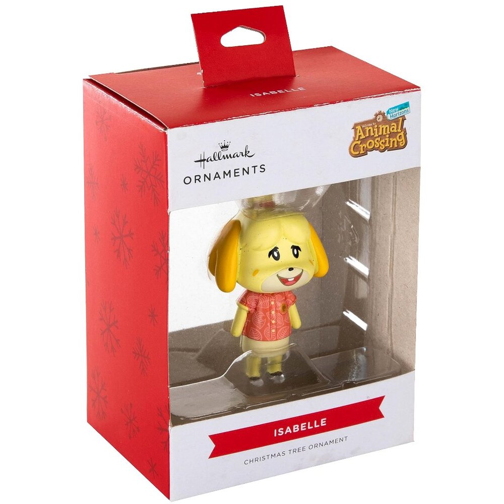 New! Animal Crossing Isabelle Hallmark Christmas Ornament 2021 Nintendo Game
